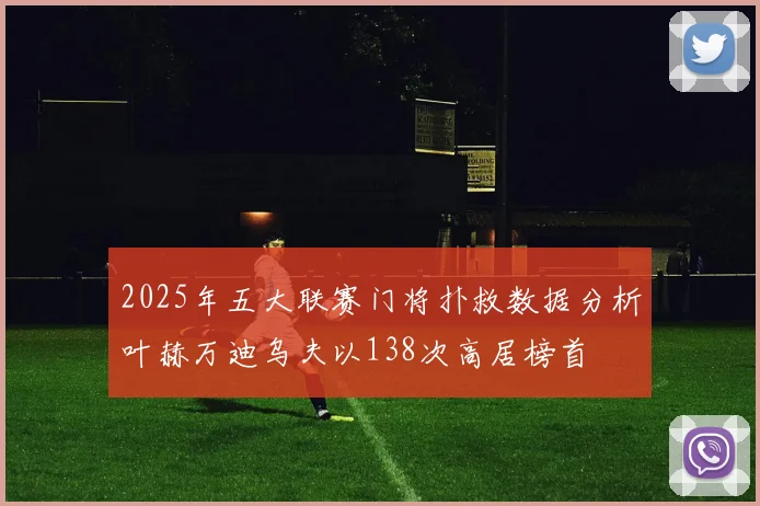 2025年五大联赛门将扑救数据分析叶赫万迪乌夫以138次高居榜首